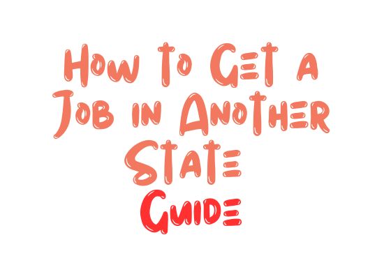 how to get a job in another state